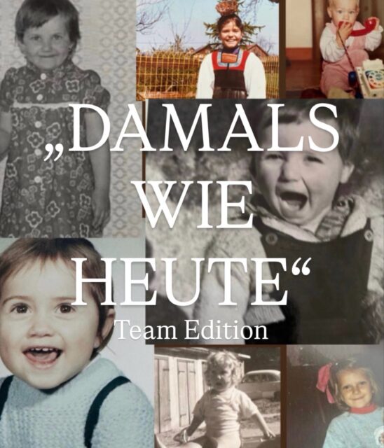 Damals & Heute 💕

Für das kleine Mädchen in uns, das immer noch so viele Träume hat! Für sie machen wir es, oder? 
Darf ich Euch heute unser Team „Damals & Heute“ vorstellen 😍 
Ich freue mich, mit so tollen Frauen zusammen zu arbeiten und uns gegenseitig zu inspirieren und zu motivieren. 

Schöne Ostern, genießt es im Kreise Eurer Liebsten, 

Eure Stefanie 💕

P.S. Diesen Insta-Trend mussten wir einfach mit machen, weil so schön 🥰