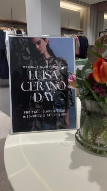 what a day - a LUISA CERANO DAY 🥰

Danke Euch für Euren Besuch heute bei uns - es war so schön ❤️ hier ein kurzes Recap…

Eure Stefanie